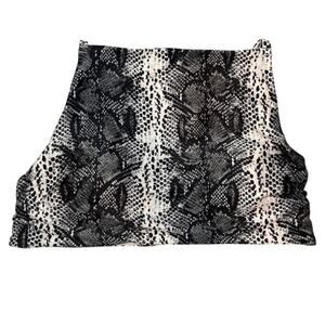 Aerie XL Longline Bikini Top Snakeskin Print Scoop Neck Swim NWT